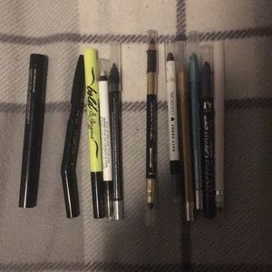 Liquid / eye pencil bundle. all new or used once